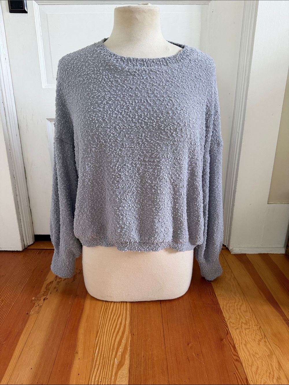 Altar’d State Light Blue Textured Sweater XS/S